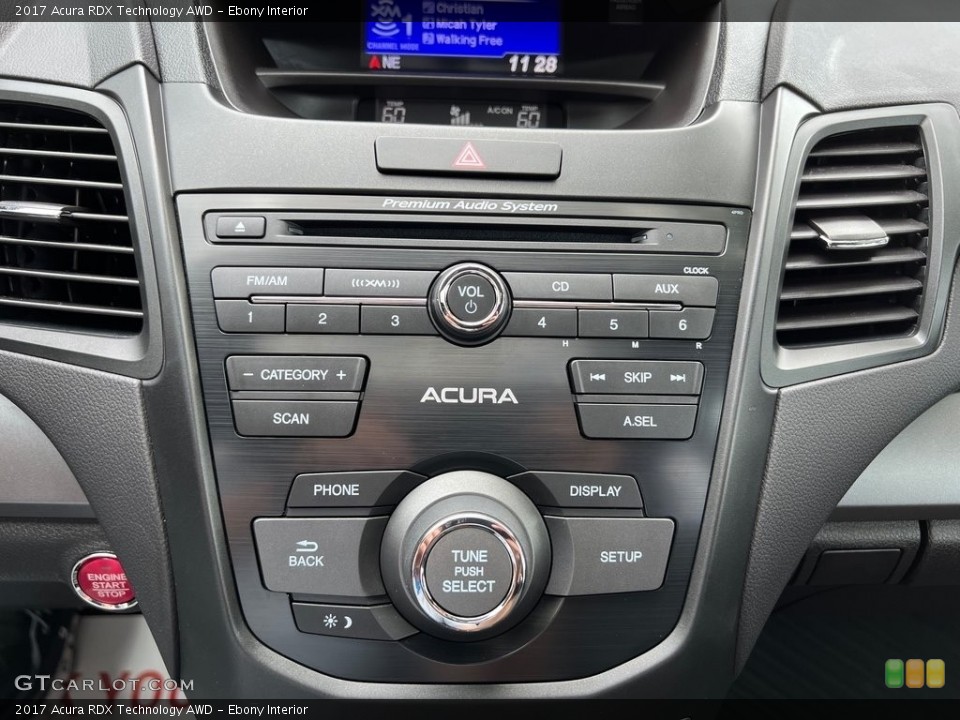 Ebony Interior Controls for the 2017 Acura RDX Technology AWD #146318909