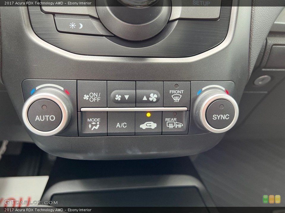 Ebony Interior Controls for the 2017 Acura RDX Technology AWD #146318924