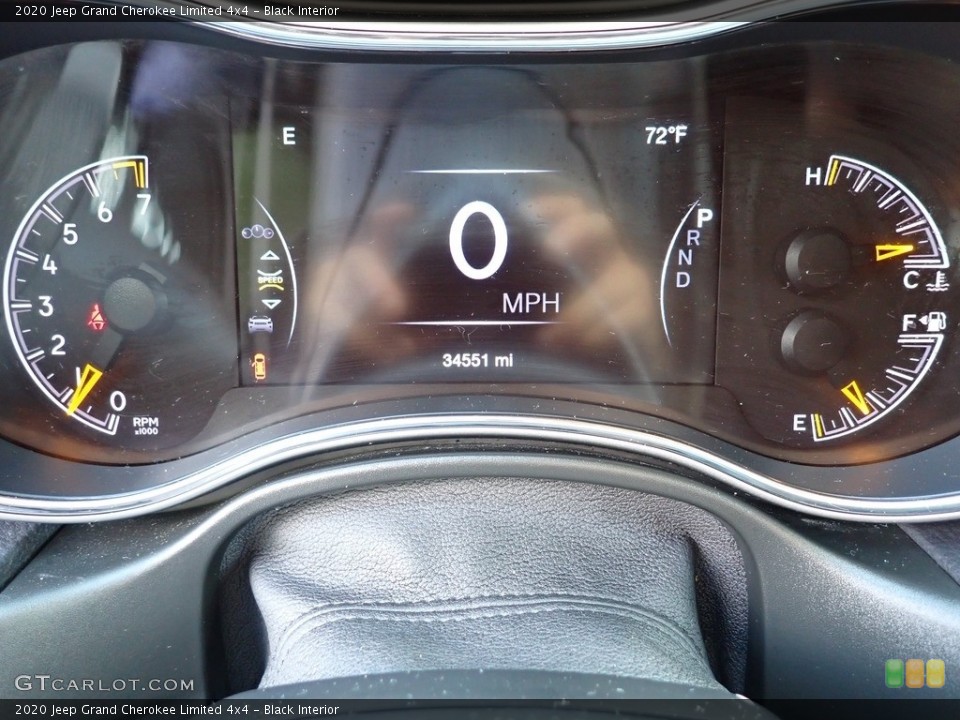 Black Interior Gauges for the 2020 Jeep Grand Cherokee Limited 4x4 #146319401