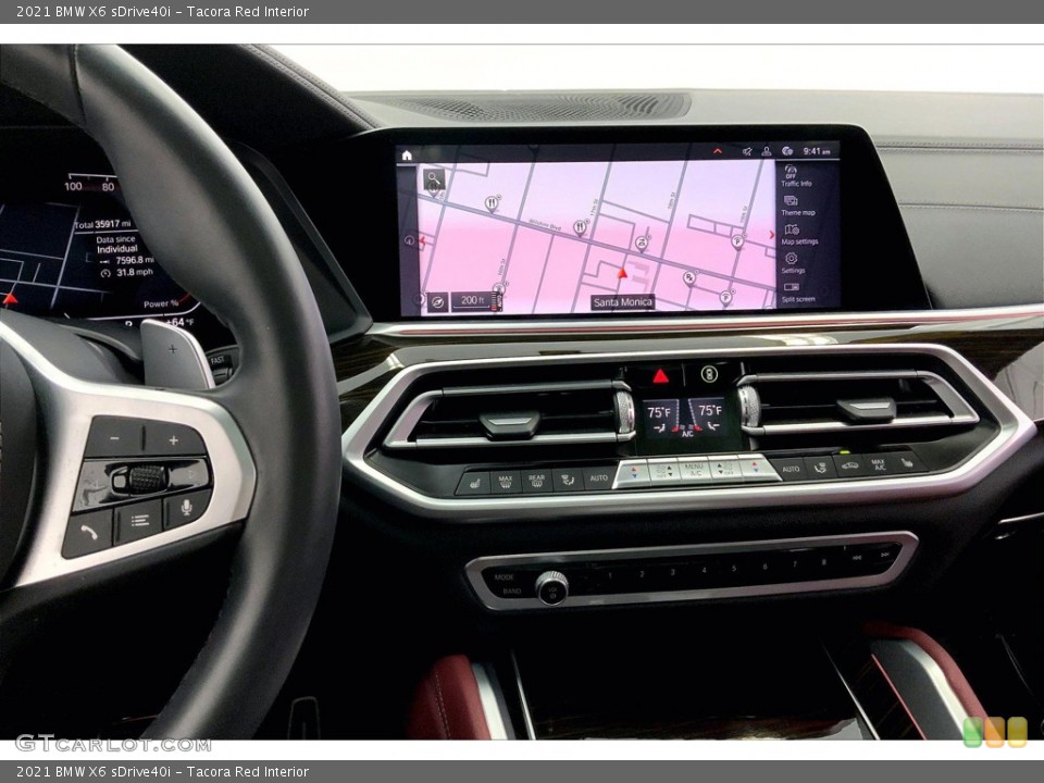 Tacora Red Interior Controls for the 2021 BMW X6 sDrive40i #146319545