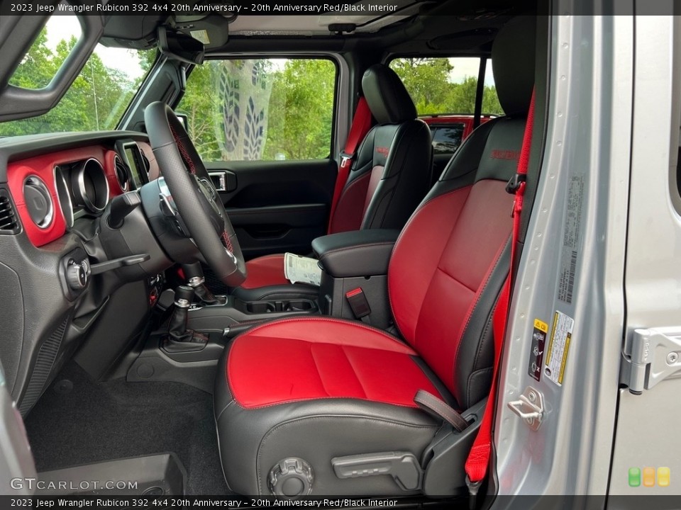20th Anniversary Red/Black Interior Photo for the 2023 Jeep Wrangler Rubicon 392 4x4 20th Anniversary #146319620