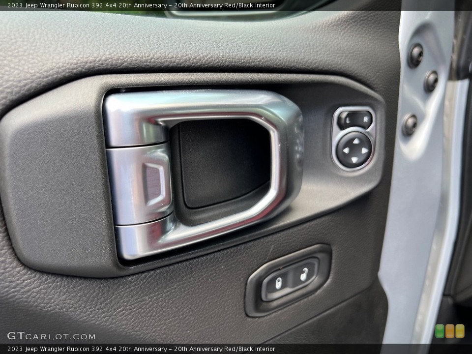 20th Anniversary Red/Black Interior Door Panel for the 2023 Jeep Wrangler Rubicon 392 4x4 20th Anniversary #146319626