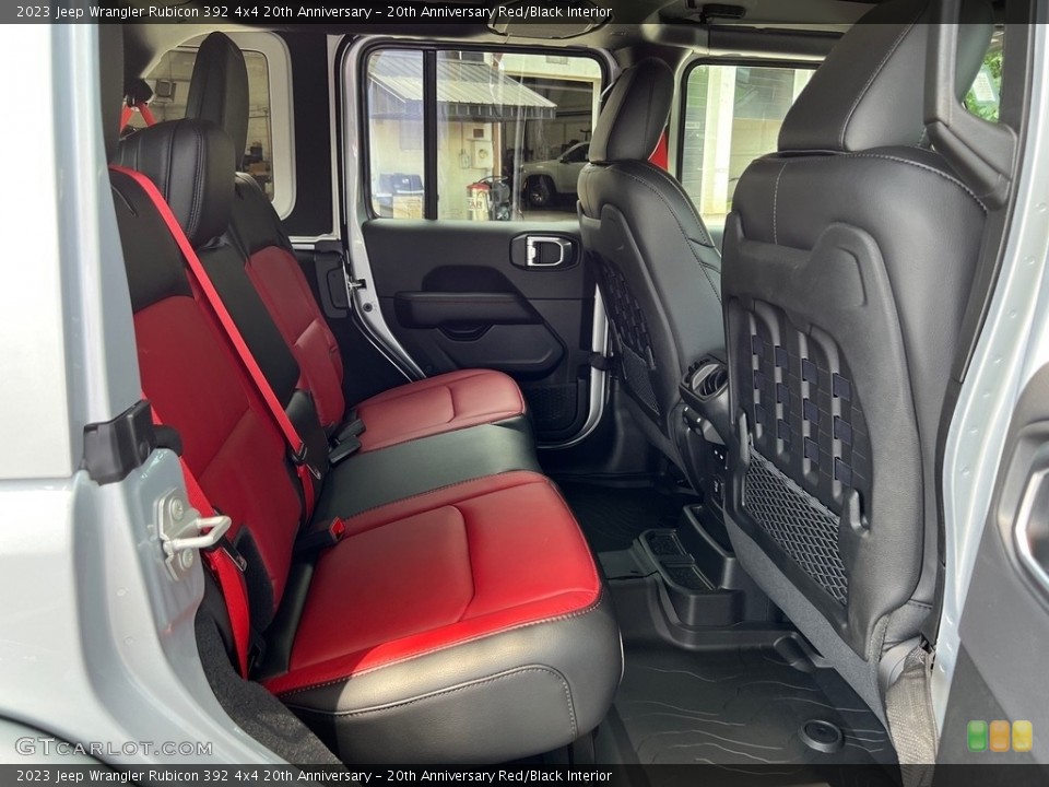 20th Anniversary Red/Black Interior Rear Seat for the 2023 Jeep Wrangler Rubicon 392 4x4 20th Anniversary #146319677