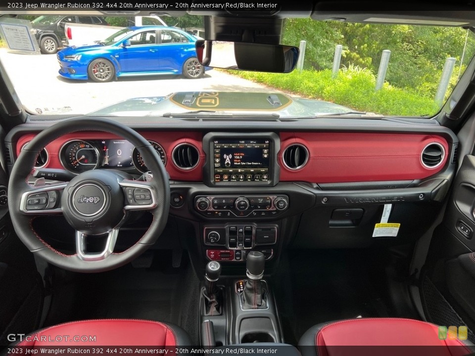 20th Anniversary Red/Black Interior Dashboard for the 2023 Jeep Wrangler Rubicon 392 4x4 20th Anniversary #146319692