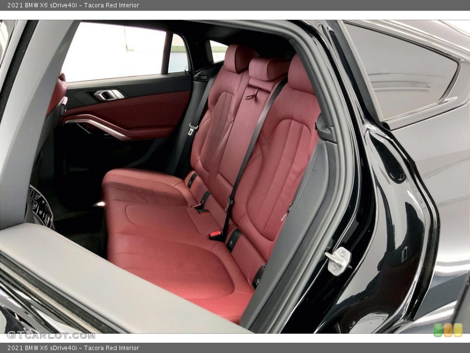 Tacora Red Interior Rear Seat for the 2021 BMW X6 sDrive40i #146319698