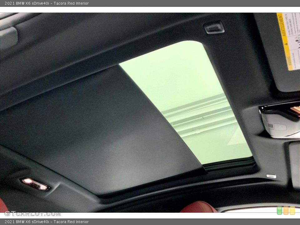 Tacora Red Interior Sunroof for the 2021 BMW X6 sDrive40i #146319737