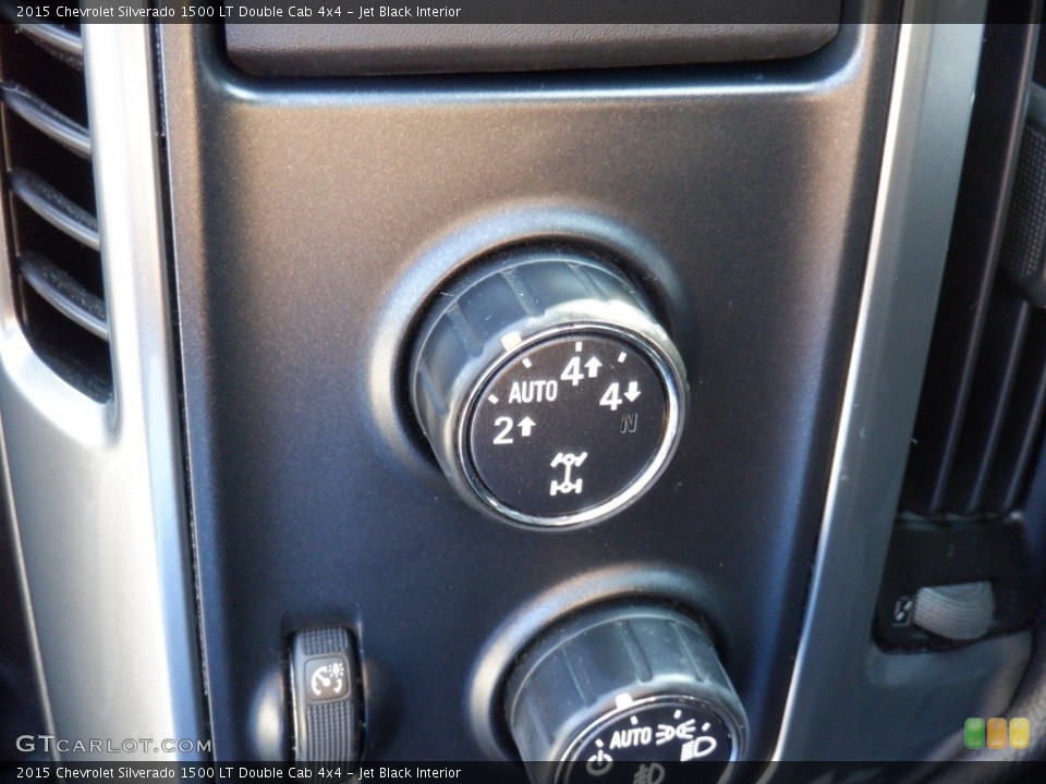 Jet Black Interior Controls for the 2015 Chevrolet Silverado 1500 LT Double Cab 4x4 #146319740