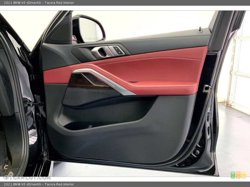 Tacora Red Interior Door Panel for the 2021 BMW X6 sDrive40i #146319749