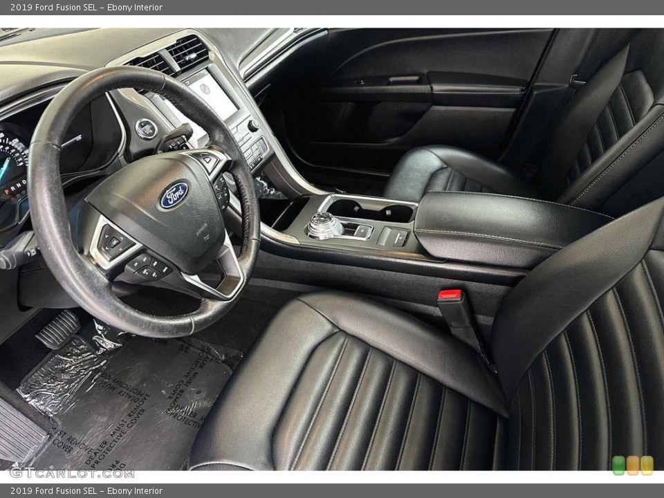 Ebony Interior Photo for the 2019 Ford Fusion SEL #146321335