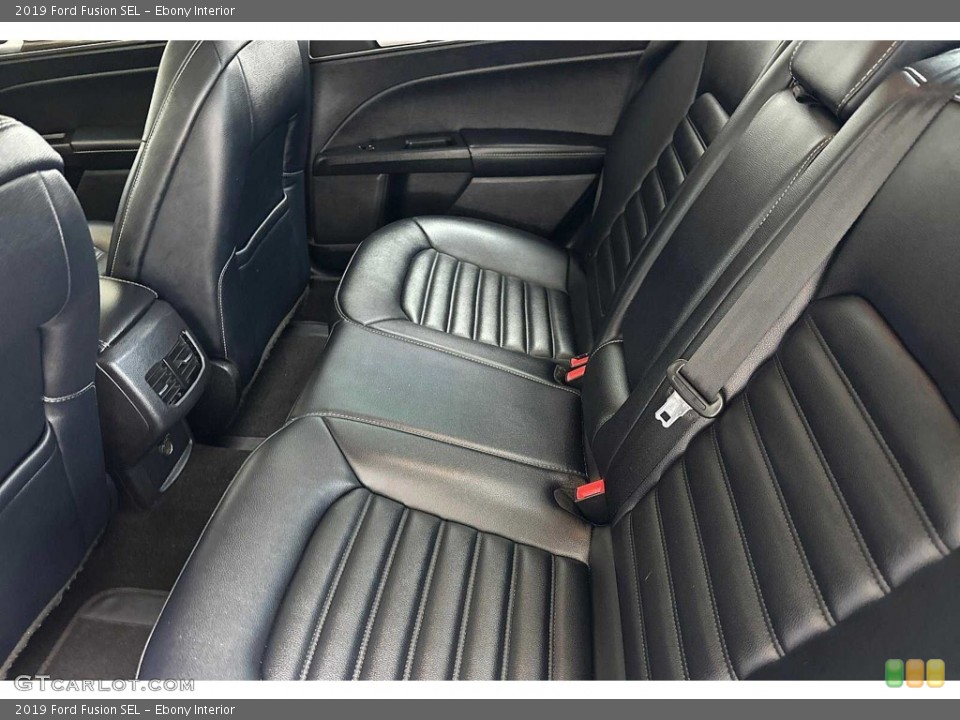 Ebony Interior Rear Seat for the 2019 Ford Fusion SEL #146321434