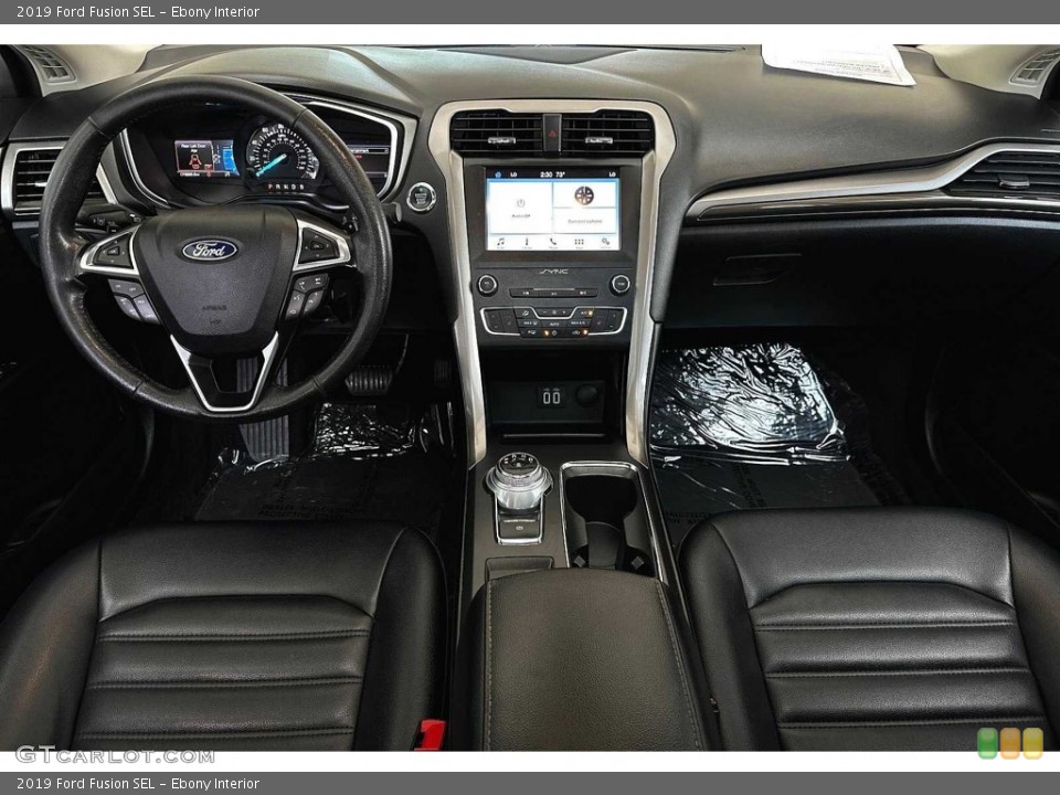 Ebony Interior Photo for the 2019 Ford Fusion SEL #146321527