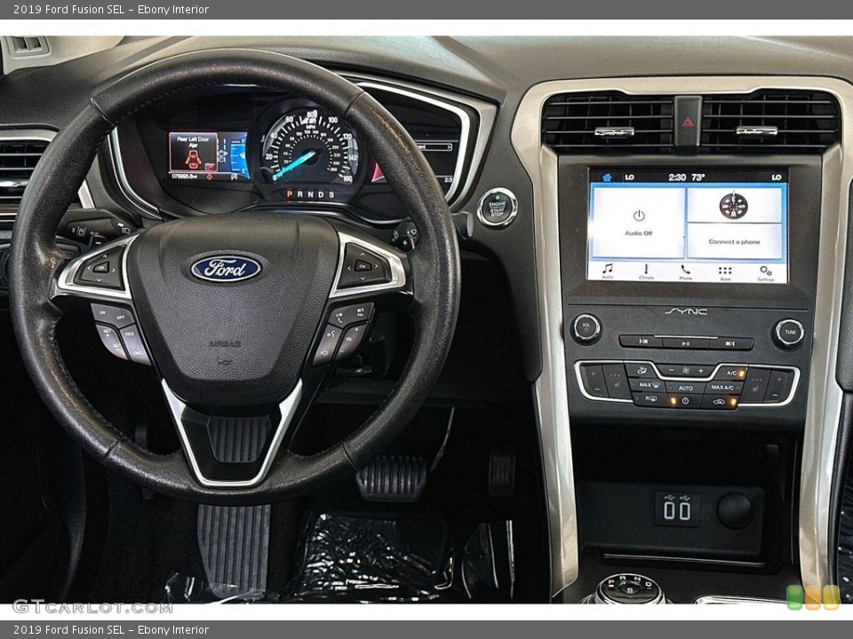 Ebony Interior Dashboard for the 2019 Ford Fusion SEL #146321539