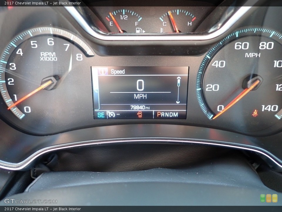 Jet Black Interior Gauges for the 2017 Chevrolet Impala LT #146322280
