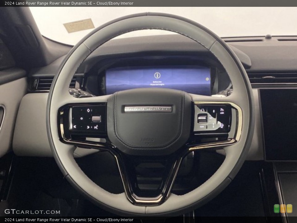 Cloud/Ebony Interior Steering Wheel for the 2024 Land Rover Range Rover Velar Dynamic SE #146323273