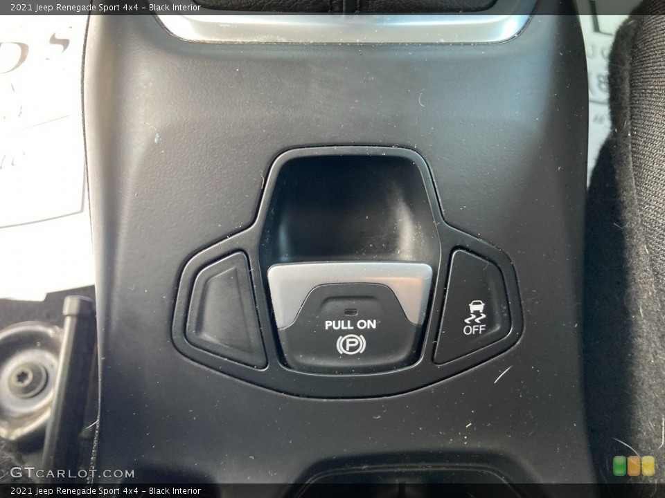 Black Interior Controls for the 2021 Jeep Renegade Sport 4x4 #146323609