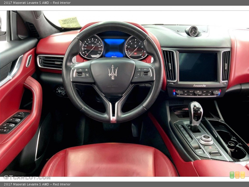 Red Interior Dashboard for the 2017 Maserati Levante S AWD #146324201