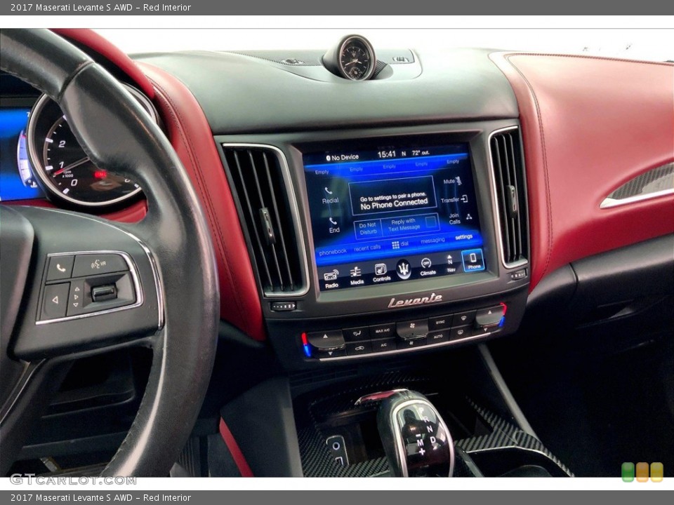 Red Interior Controls for the 2017 Maserati Levante S AWD #146324220