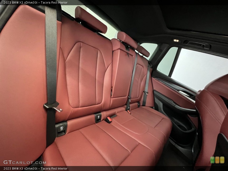 Tacora Red Interior Rear Seat for the 2023 BMW X3 sDrive30i #146324381