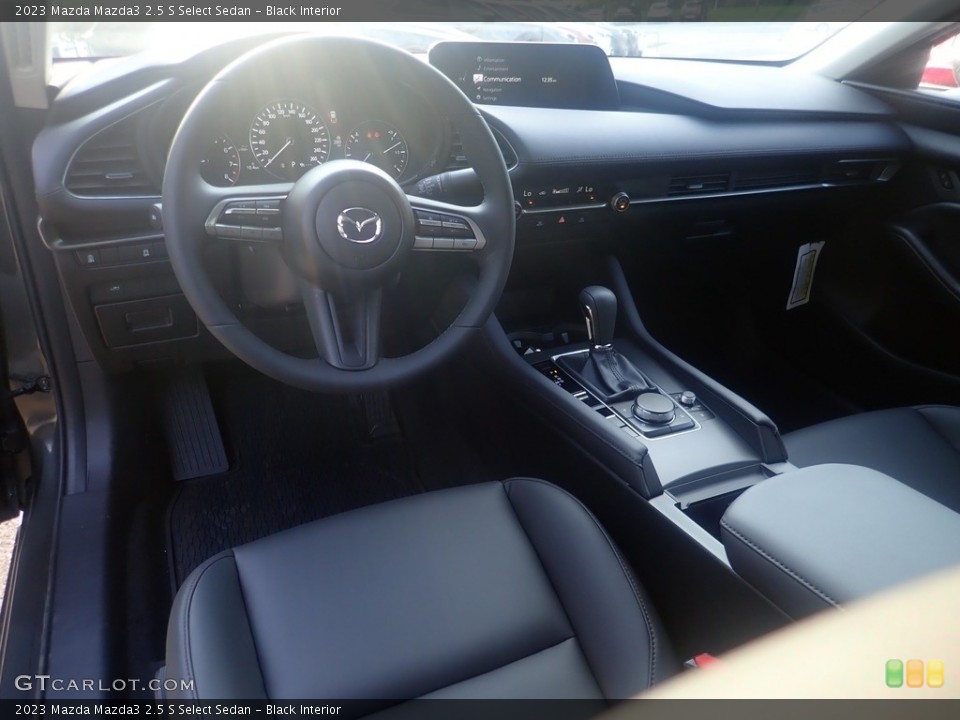 Black Interior Dashboard for the 2023 Mazda Mazda3 2.5 S Select Sedan #146324435
