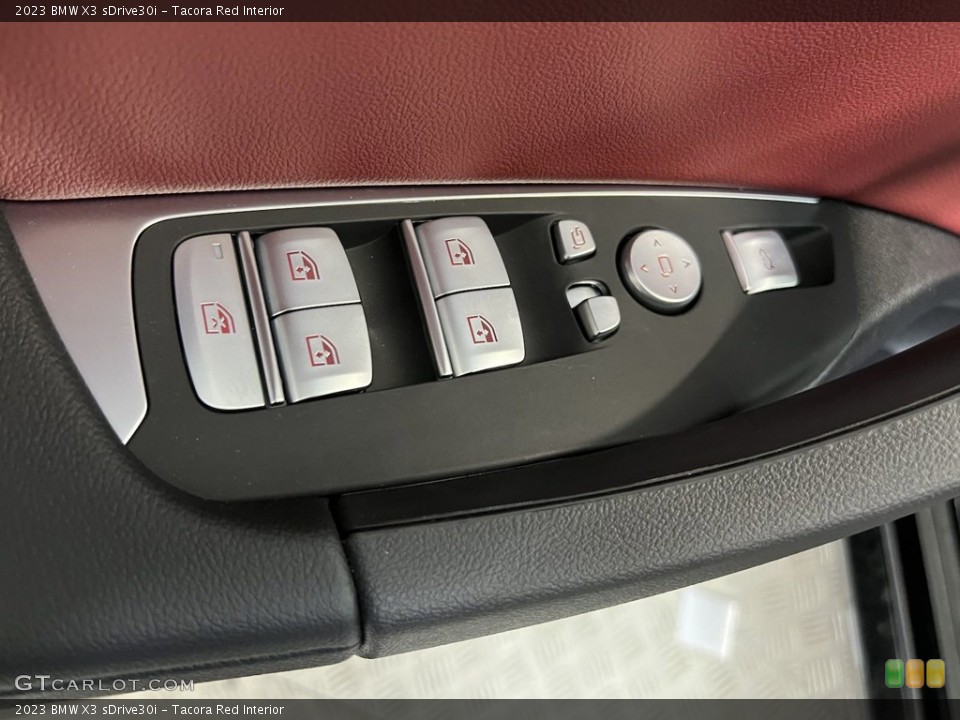 Tacora Red Interior Controls for the 2023 BMW X3 sDrive30i #146324507