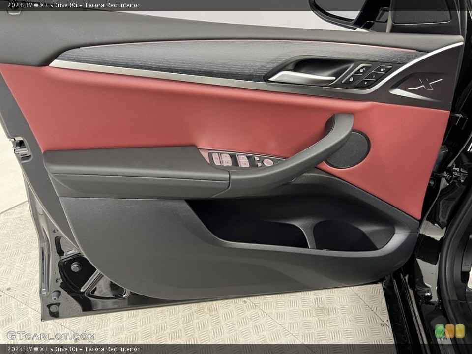 Tacora Red Interior Door Panel for the 2023 BMW X3 sDrive30i #146324546