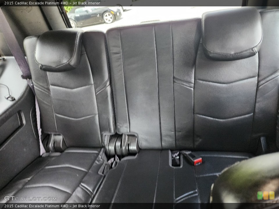 Jet Black Interior Rear Seat for the 2015 Cadillac Escalade Platinum 4WD #146324606
