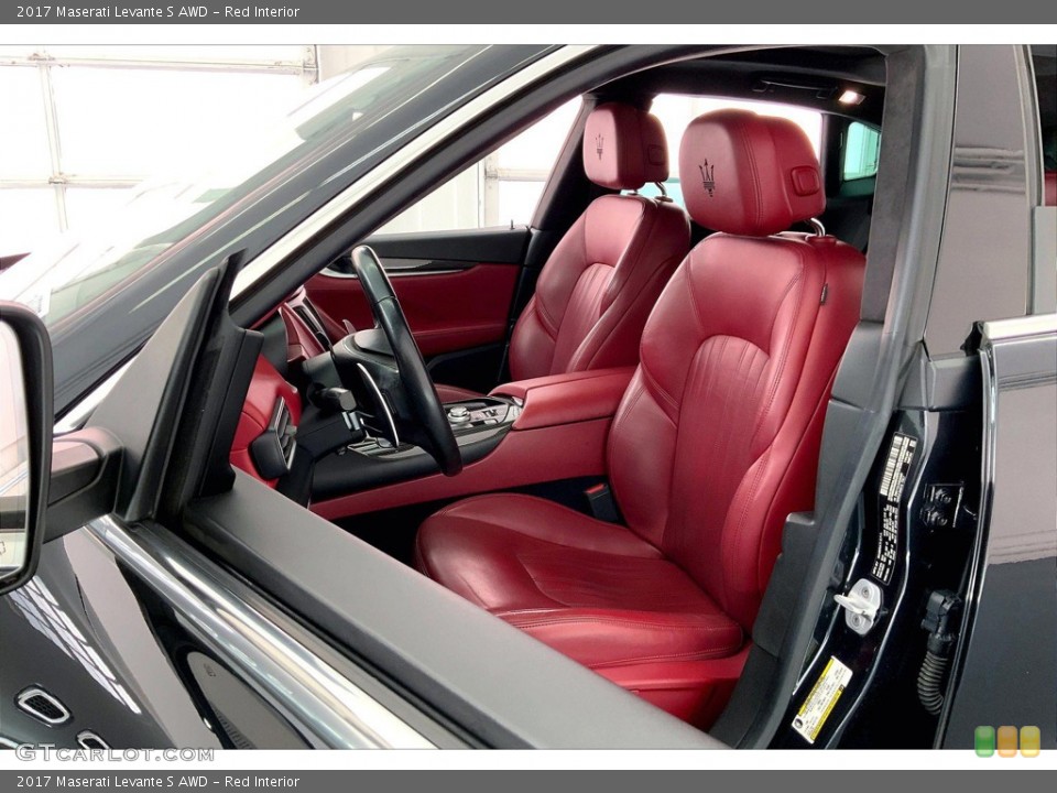 Red 2017 Maserati Levante Interiors