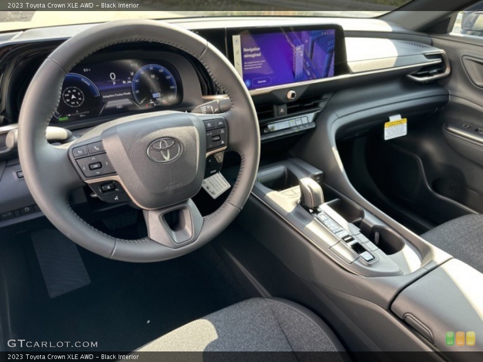 Black Interior Dashboard for the 2023 Toyota Crown XLE AWD #146324615