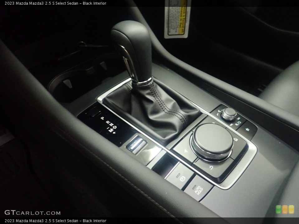 Black Interior Transmission for the 2023 Mazda Mazda3 2.5 S Select Sedan #146325017
