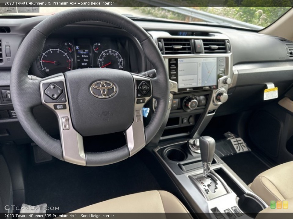 Sand Beige Interior Dashboard for the 2023 Toyota 4Runner SR5 Premium 4x4 #146325156