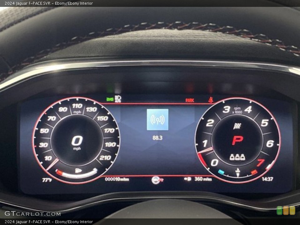 Ebony/Ebony Interior Gauges for the 2024 Jaguar F-PACE SVR #146325212