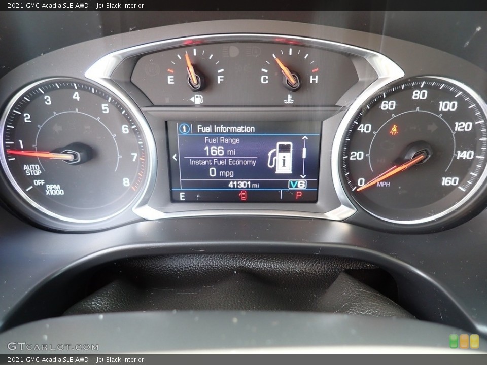 Jet Black Interior Gauges for the 2021 GMC Acadia SLE AWD #146325287