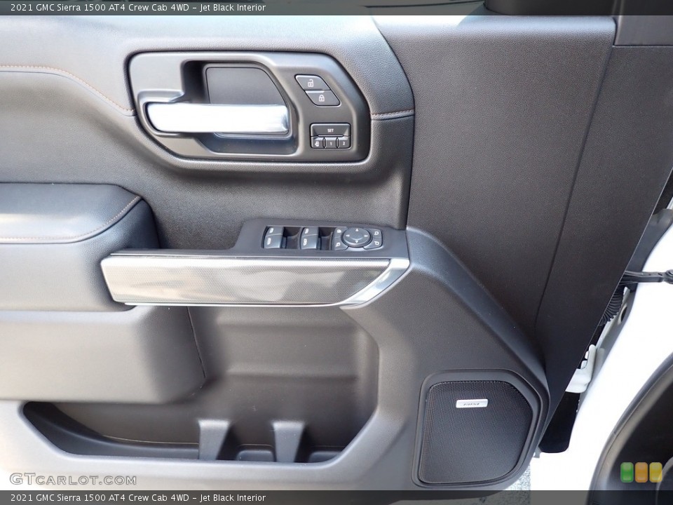 Jet Black Interior Door Panel for the 2021 GMC Sierra 1500 AT4 Crew Cab 4WD #146325692