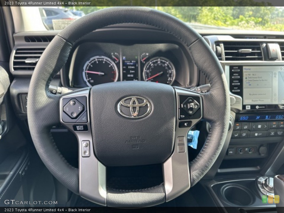 Black Interior Steering Wheel for the 2023 Toyota 4Runner Limited 4x4 #146325809