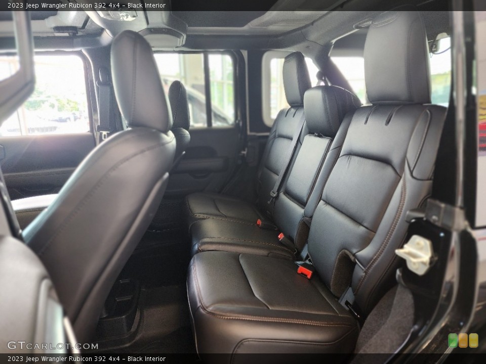 Black Interior Rear Seat for the 2023 Jeep Wrangler Rubicon 392 4x4 #146325845