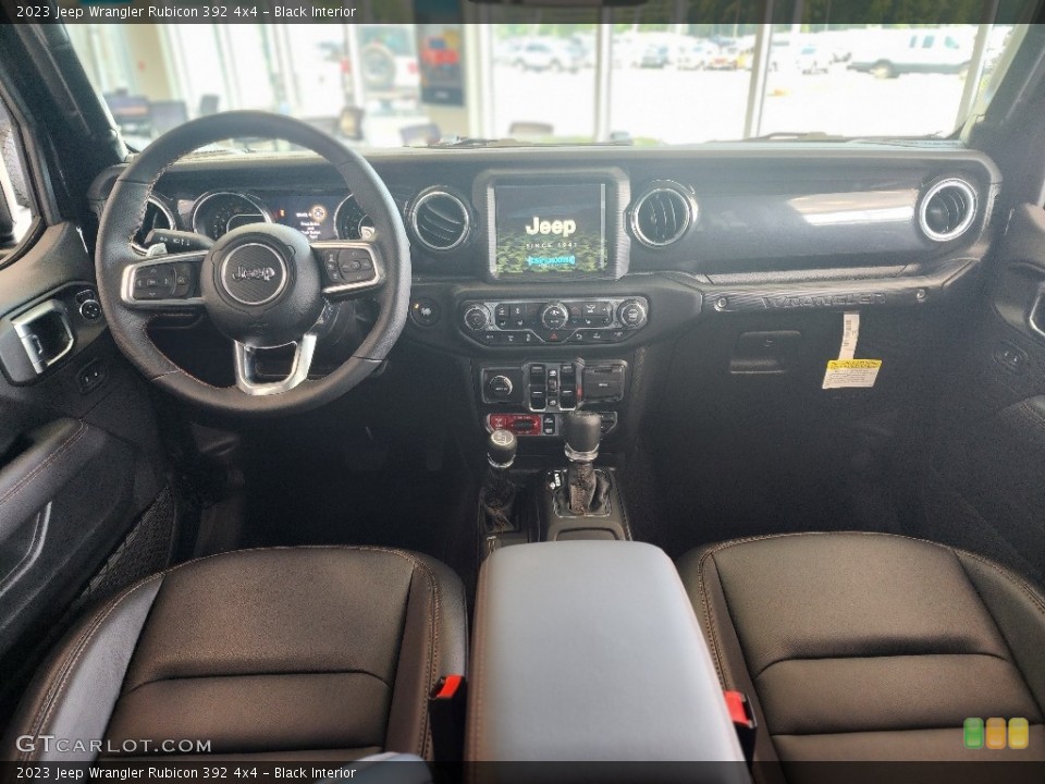 Black Interior Front Seat for the 2023 Jeep Wrangler Rubicon 392 4x4 #146325887