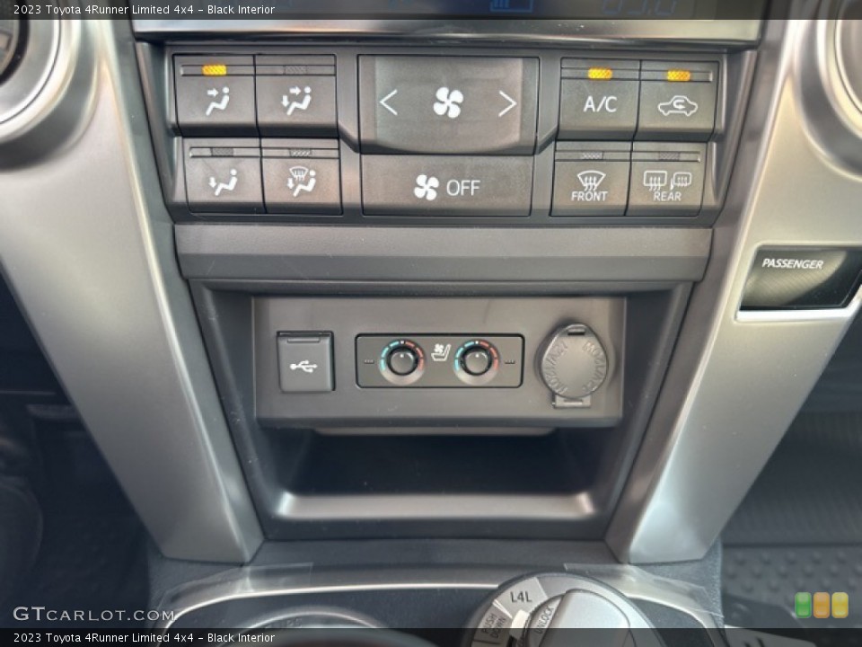 Black Interior Controls for the 2023 Toyota 4Runner Limited 4x4 #146325901