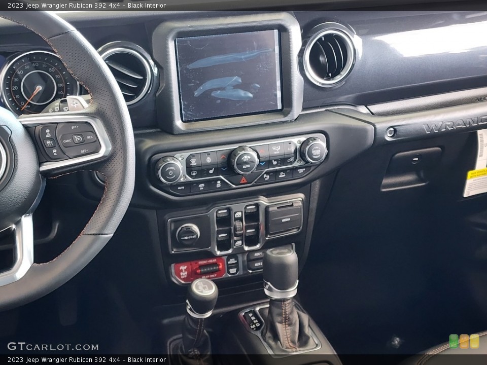 Black Interior Controls for the 2023 Jeep Wrangler Rubicon 392 4x4 #146325944