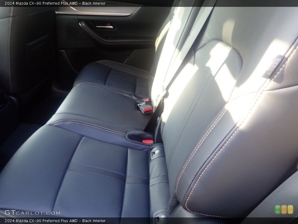 Black Interior Rear Seat for the 2024 Mazda CX-90 Preferred Plus AWD #146326307