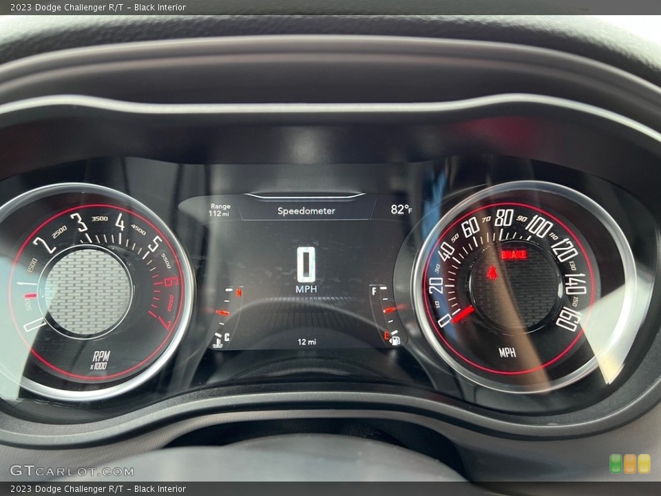 Black Interior Gauges for the 2023 Dodge Challenger R/T #146326316