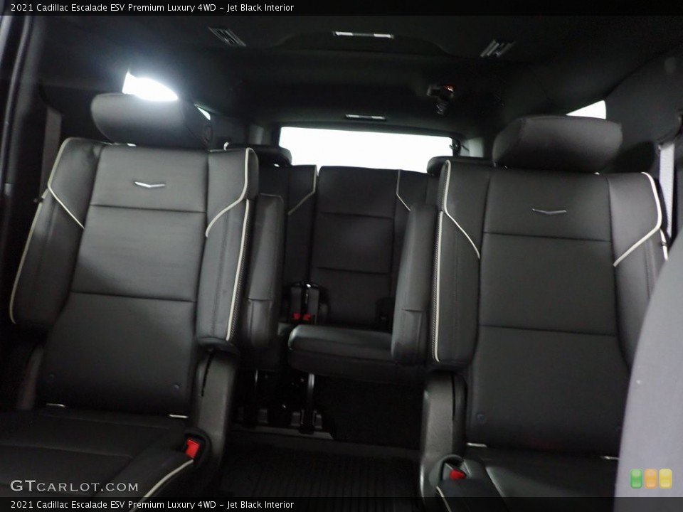 Jet Black Interior Rear Seat for the 2021 Cadillac Escalade ESV Premium Luxury 4WD #146326595