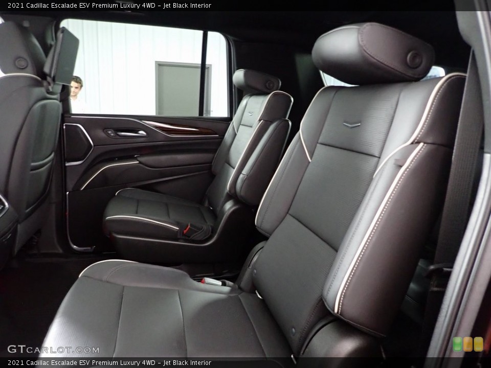 Jet Black Interior Rear Seat for the 2021 Cadillac Escalade ESV Premium Luxury 4WD #146326631