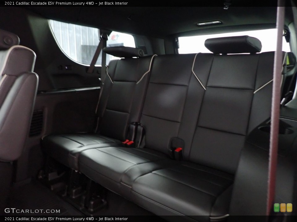 Jet Black Interior Rear Seat for the 2021 Cadillac Escalade ESV Premium Luxury 4WD #146326658