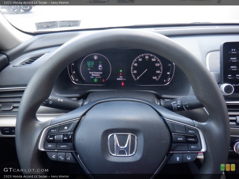 Ivory Interior Steering Wheel for the 2020 Honda Accord LX Sedan #146326685