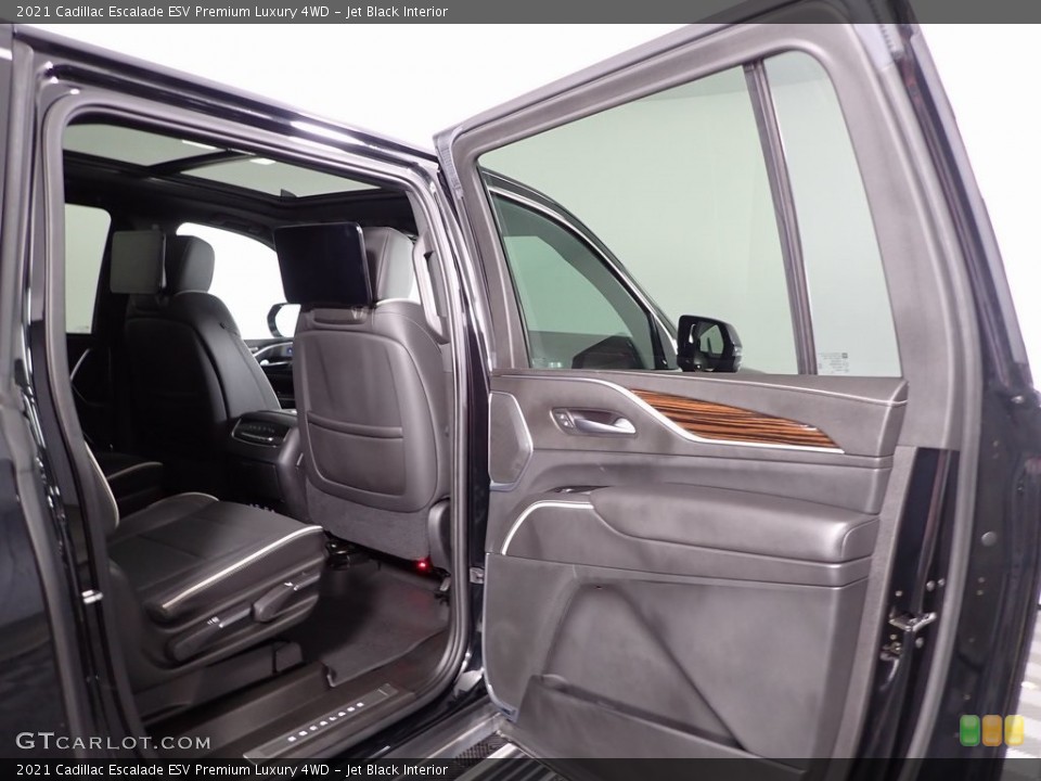 Jet Black Interior Door Panel for the 2021 Cadillac Escalade ESV Premium Luxury 4WD #146326695