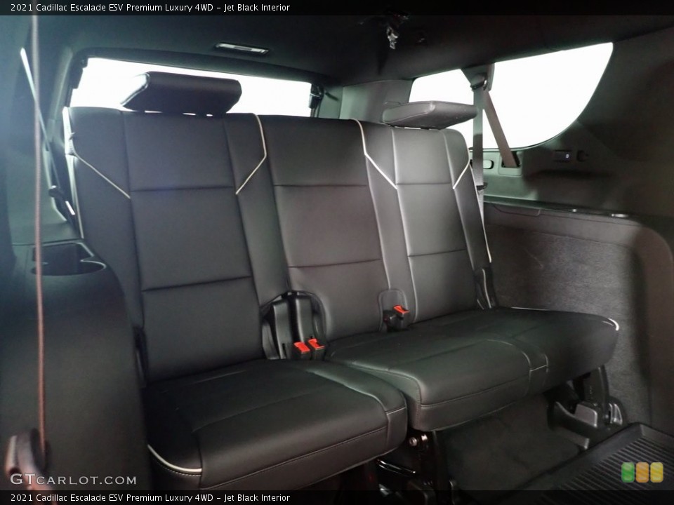 Jet Black Interior Rear Seat for the 2021 Cadillac Escalade ESV Premium Luxury 4WD #146326739