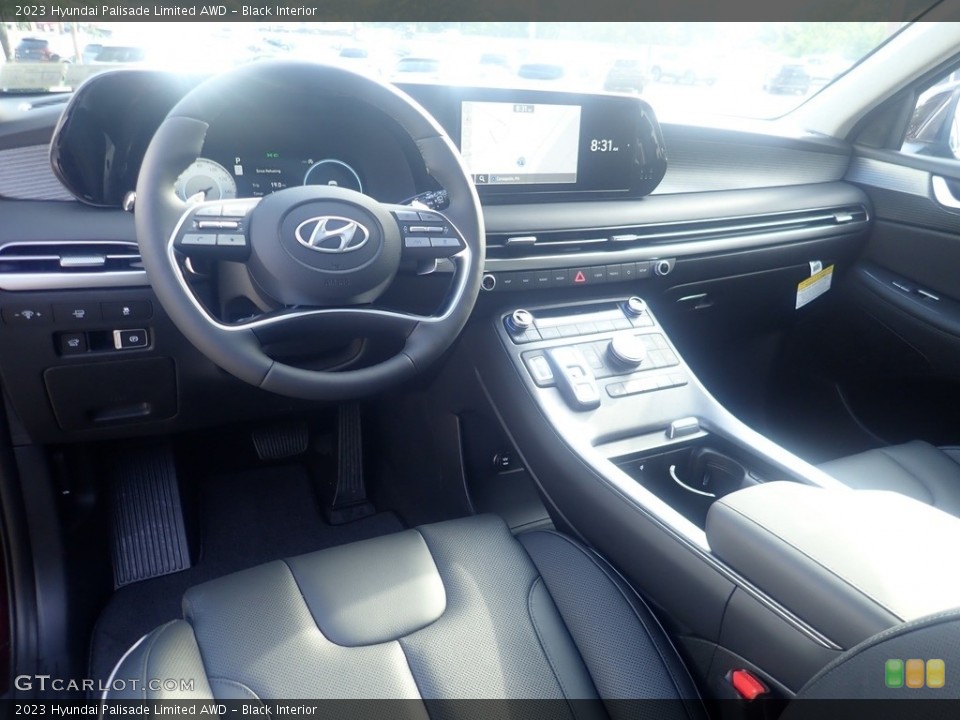 Black Interior Dashboard for the 2023 Hyundai Palisade Limited AWD #146326938