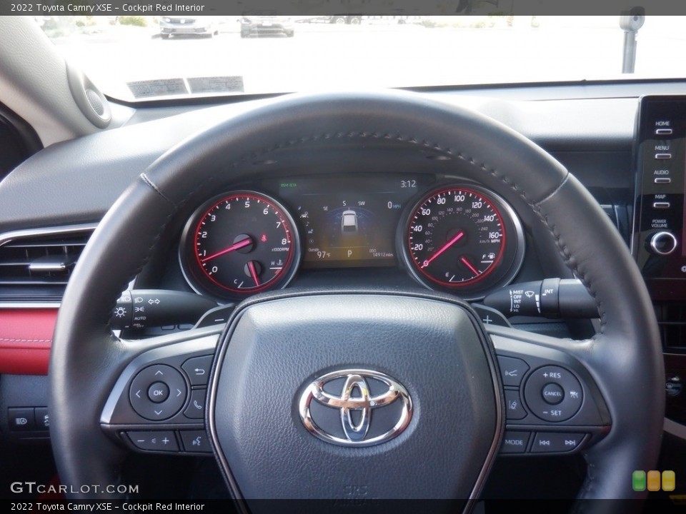 Cockpit Red Interior Steering Wheel for the 2022 Toyota Camry XSE #146327135