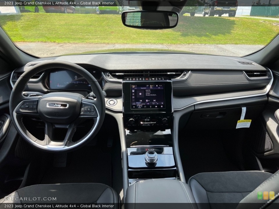 Global Black Interior Dashboard for the 2023 Jeep Grand Cherokee L Altitude 4x4 #146327375