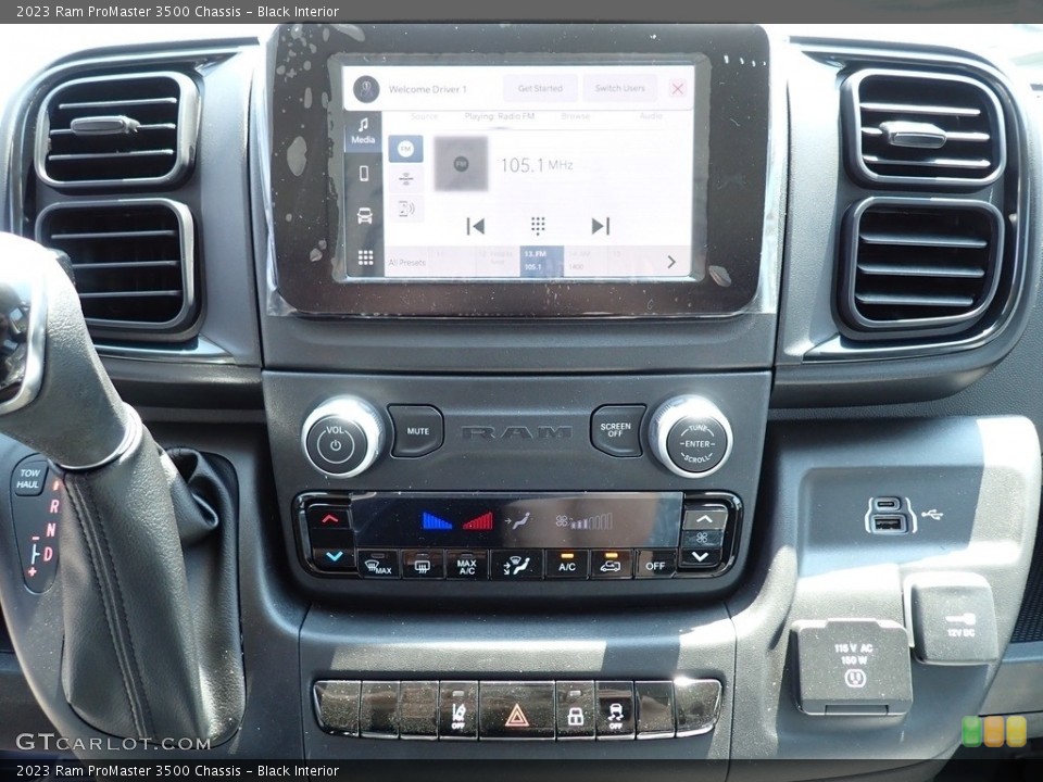 Black Interior Controls for the 2023 Ram ProMaster 3500 Chassis #146327534